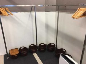 オトコン会場入り口付近にあるクローク