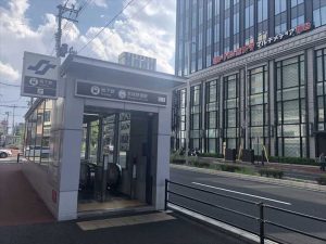 仙台市地下鉄東西線宮城野通駅の北1出口の写真