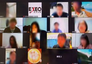 エクシオ(EXEO)のオンライン婚活パーティー参加中の様子の画像