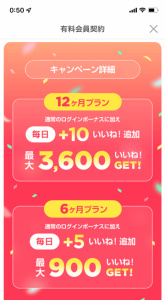 with(ウィズ)のログインボーナス増量プランのキャンペーン詳細
