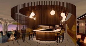 大阪の相席バー「JIS UMEDA」の店内写真