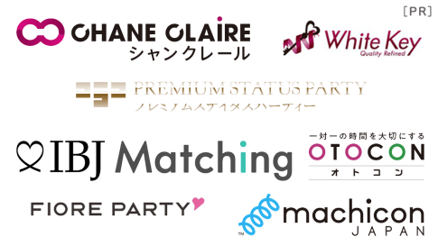 婚活パーティー運営会社のサービスロゴの画像